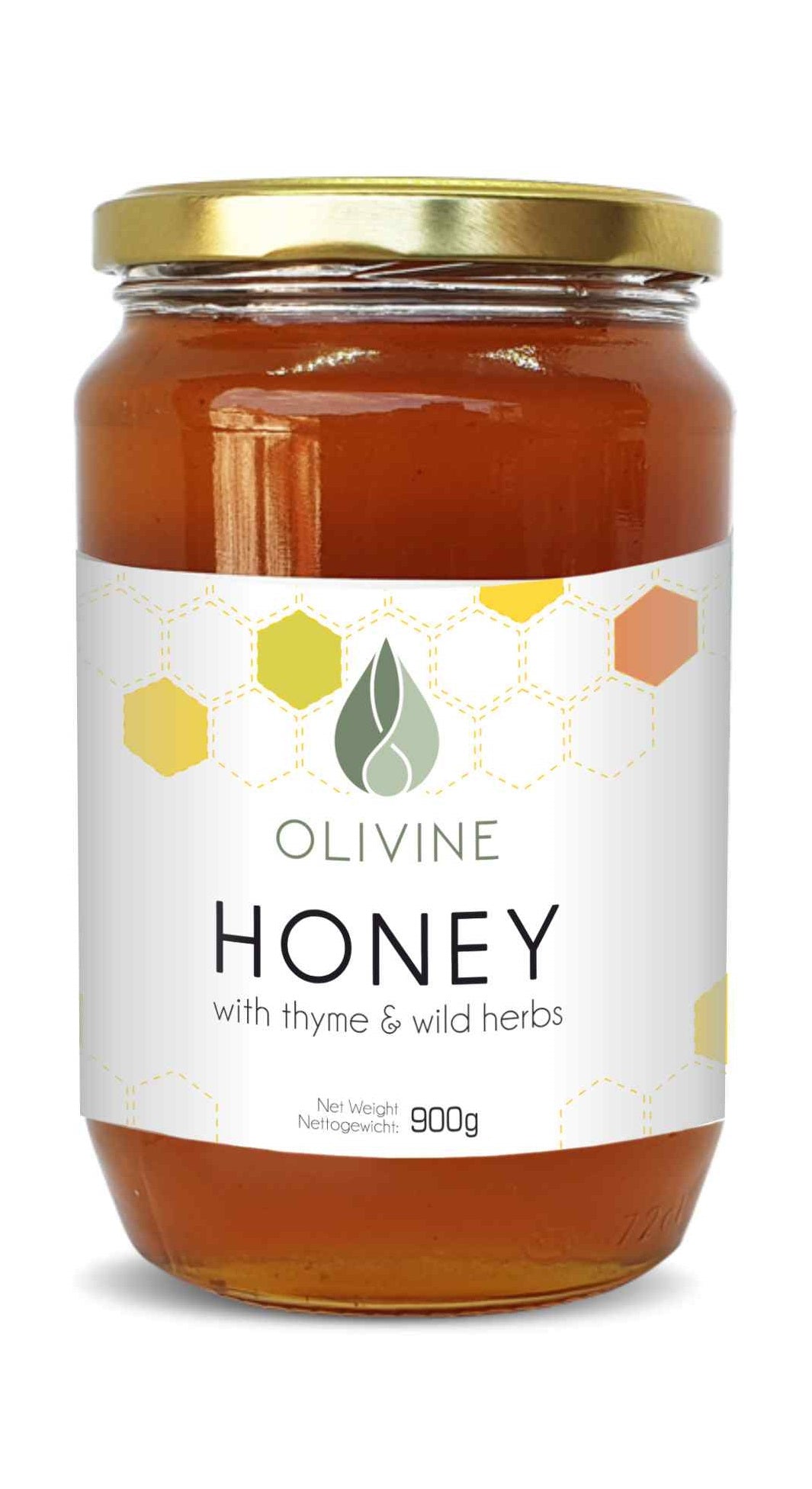 Honey with thyme & wild herbs 900g - Olivine